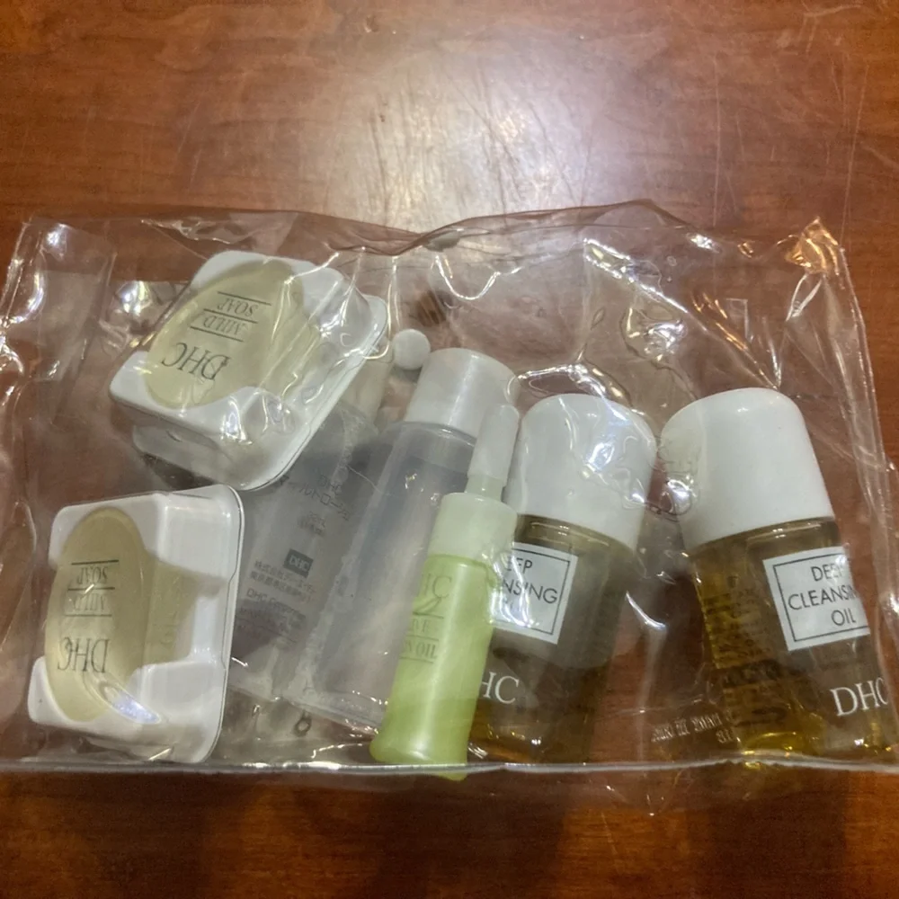 DHC Travel Skincare Set - Deep Cleansing Oil,Mild Soap,olive oil serum,& more